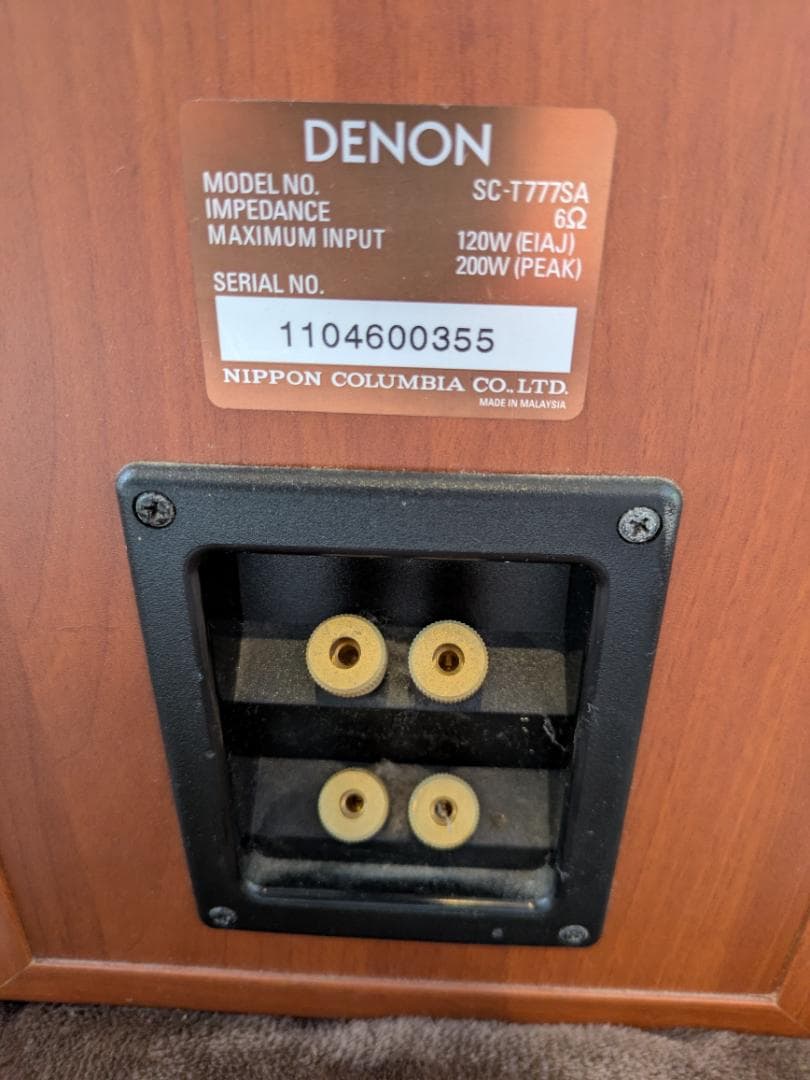 T*R様 DENON　スピーカーセット SC-T777SA　計6点 愛知　オーク