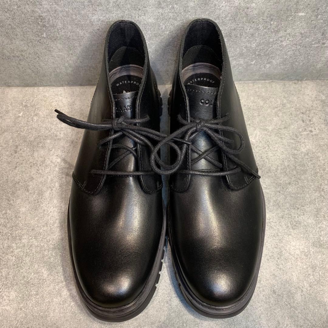 【極美品】コール ハーン ゼログランド チャッカブーツ レザー 24.5cm