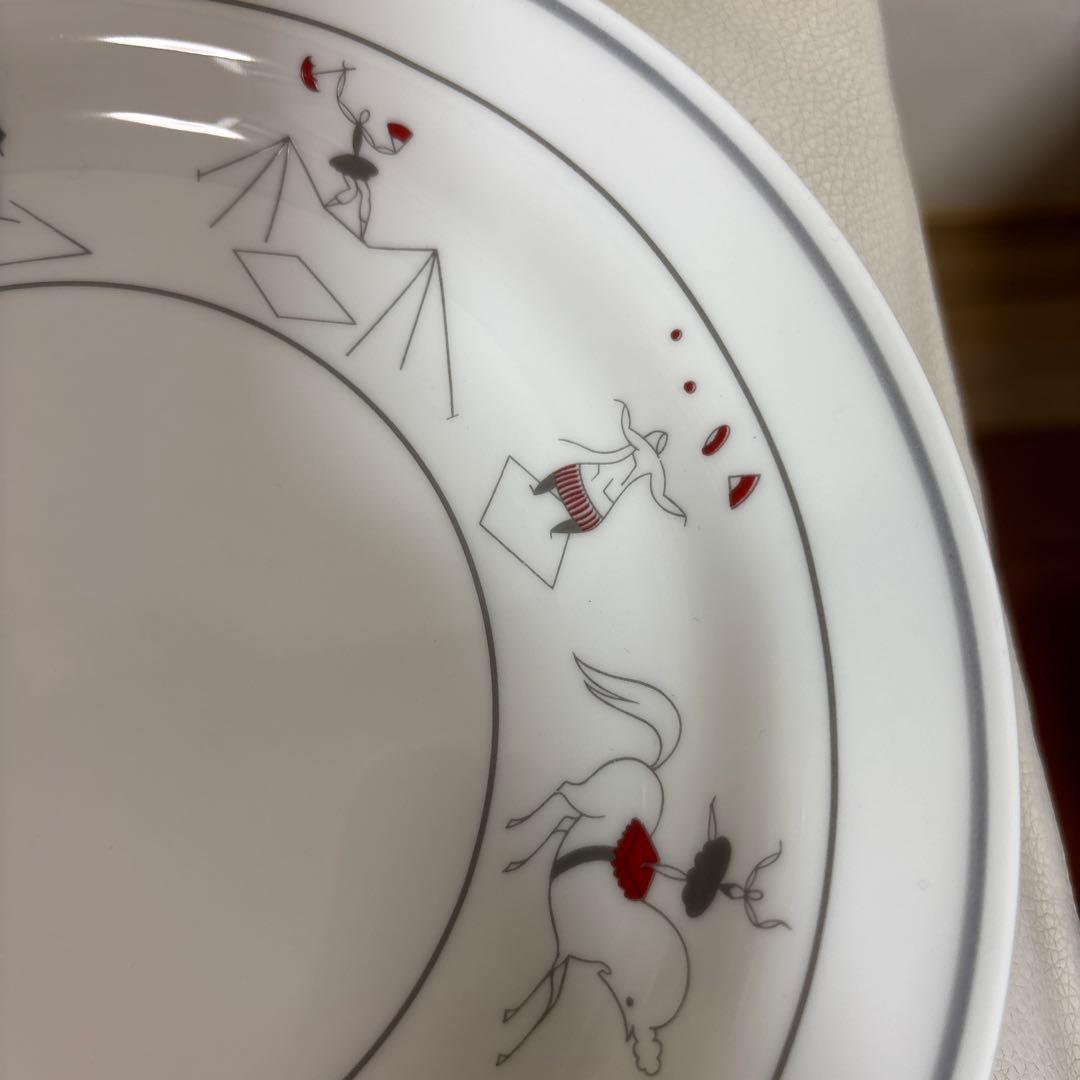 未使用美品　リチャード ジノリ ジオポンティサーカス　プレート　21cm 3枚