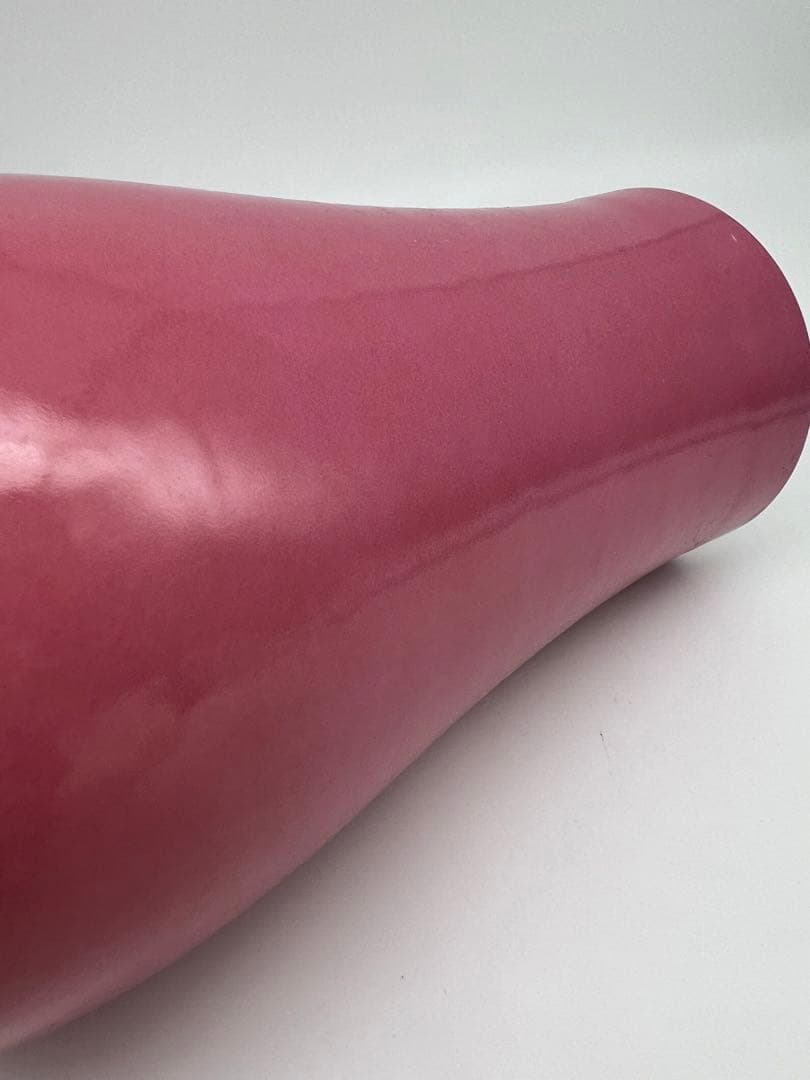 中国民国〜50年代の胭脂紅梅瓶唐物古美術品　江戸アンティーク骨董コレクション青磁