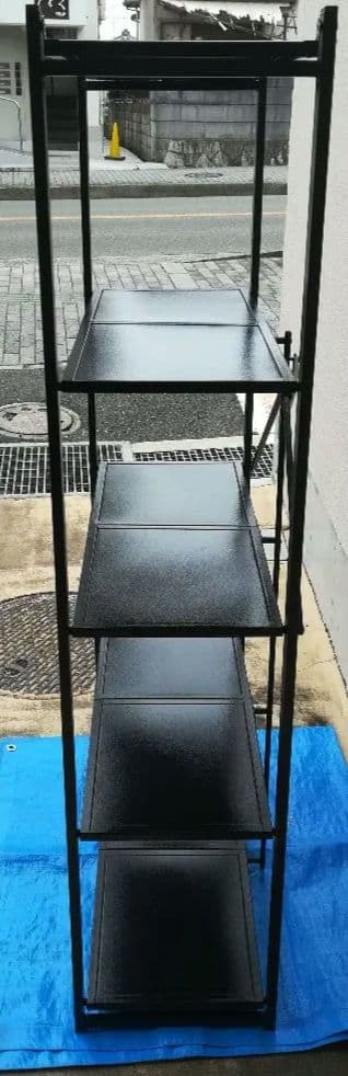 激安折りたたみスチールラック 棚 店舗 什器 【大阪のみ送料無料 ￥17,880