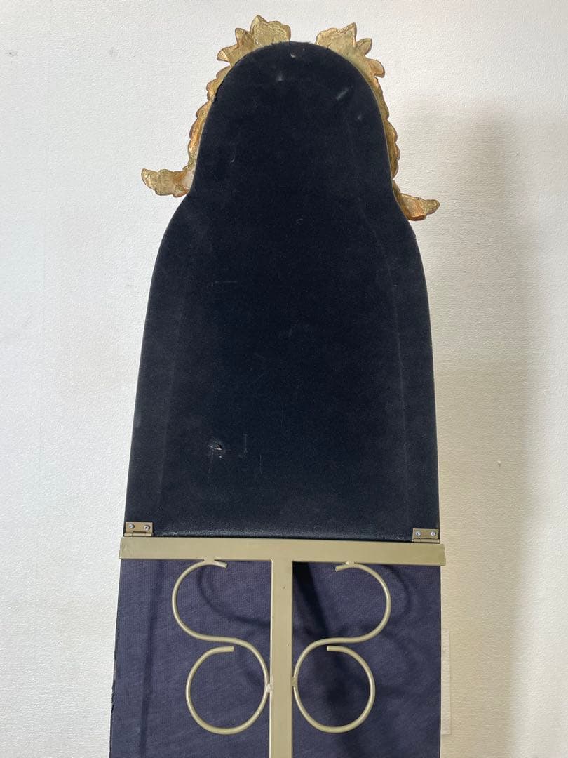 エレガント スタンドミラー ゴールドフレーム ロココ 姿見 アールヌーボー