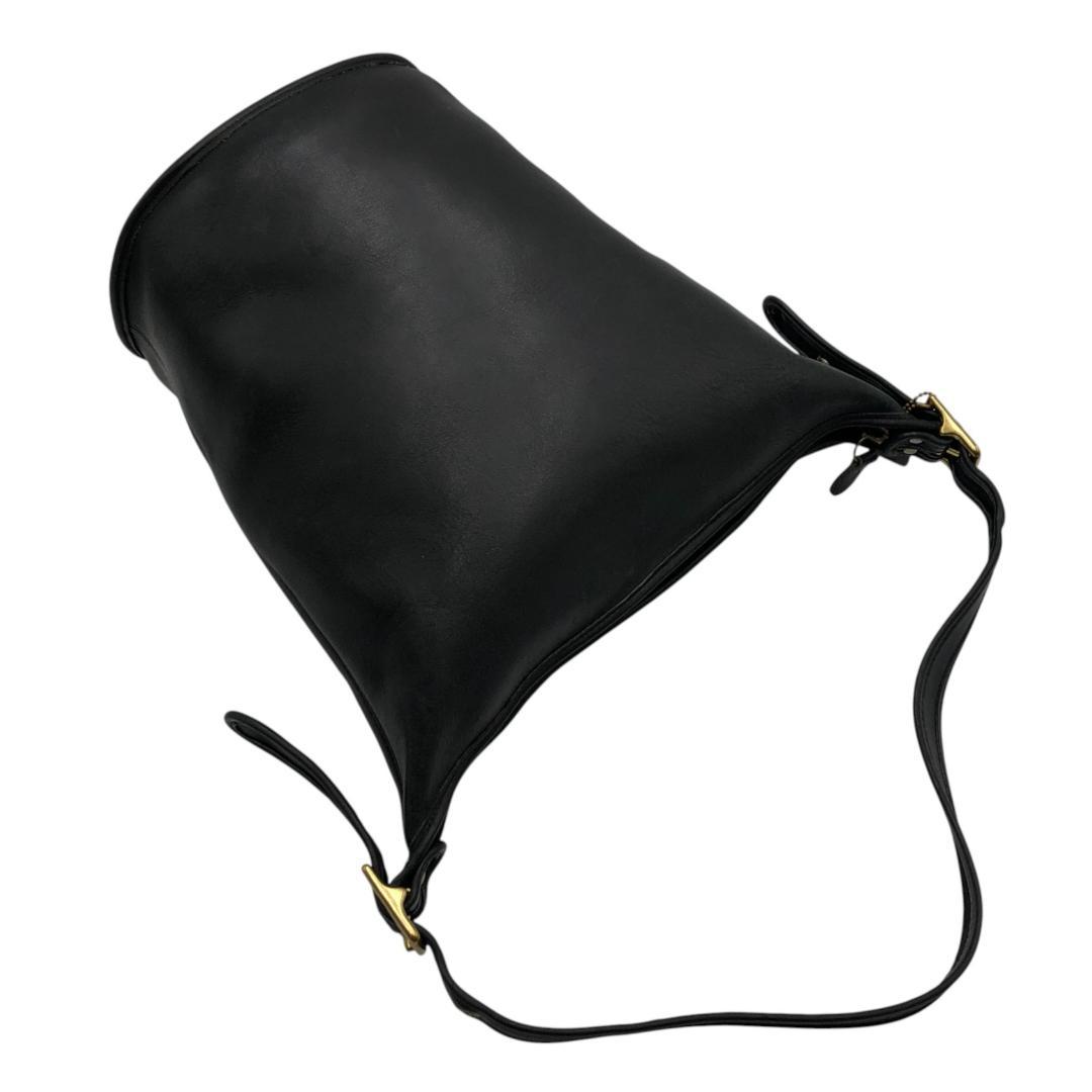 【美品】オールドコーチ　OLD COACH　ダッフルバッグ　バケツ型　ブラック