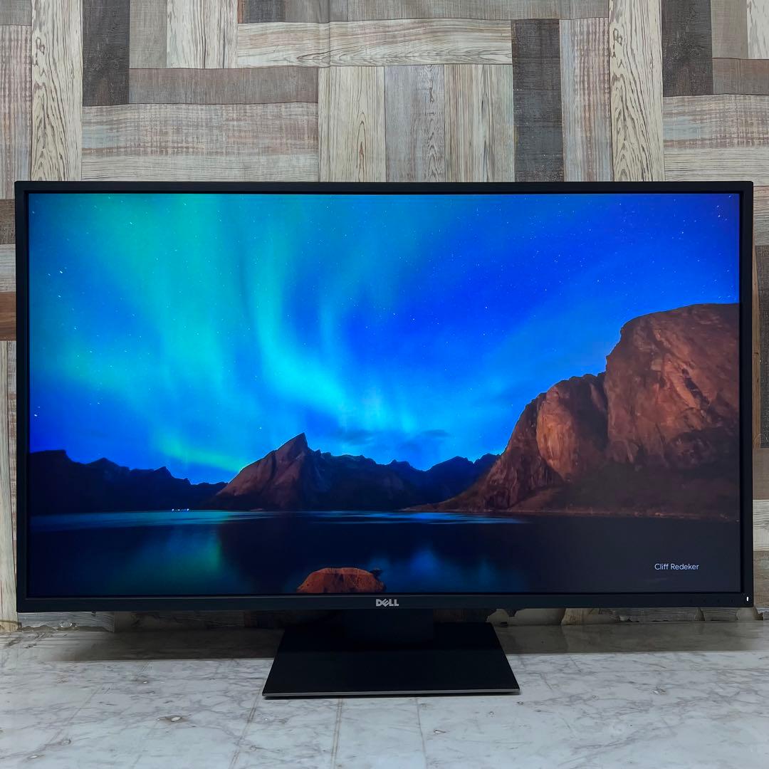 その受渡❣️全国送料込DELL4K43V型4画面同時表示 P4317Qスピーカー