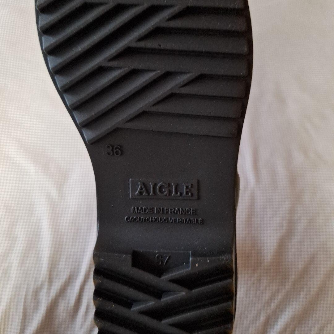 エーグル　AIGLE　シャンタベル　レインブーツ　ブラック