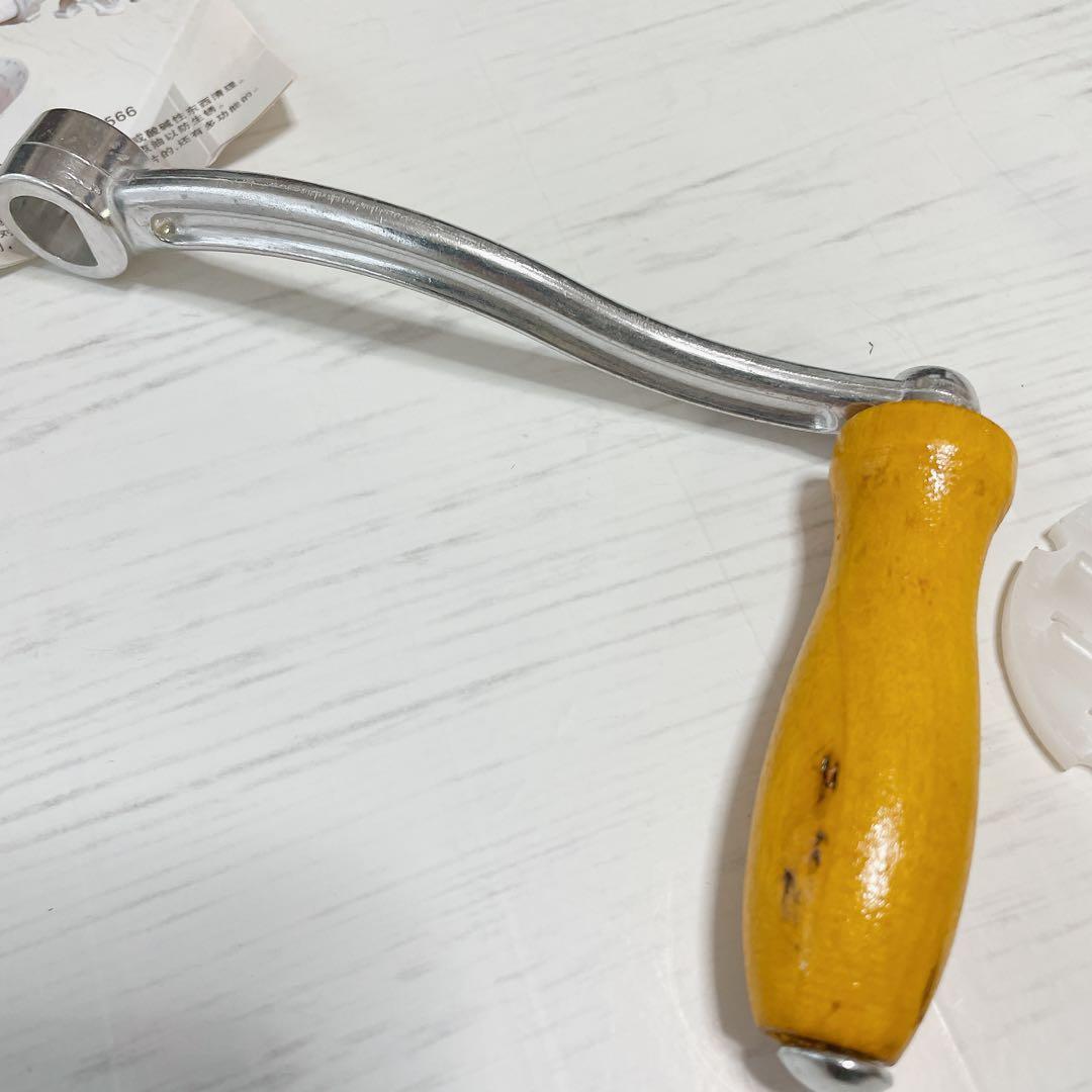 手動肉ミンサー スタッファーチューブ付き ステンレス鋼 肉グラインダー 肉挽き