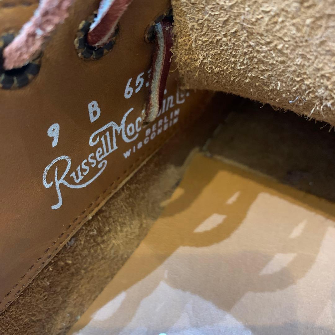 531962デッドストック☆Russell Moccasinデッキシューズ