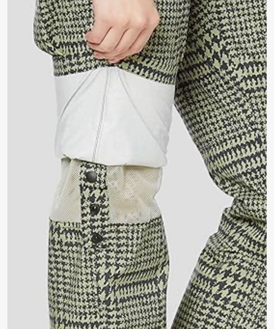 新品 パーリーゲイツ マスターバニー 千鳥格子柄 レインウェア セットアップ ０