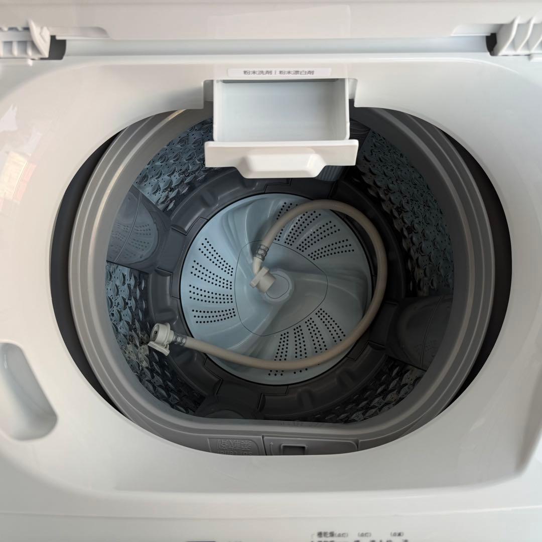 C7307★2024年製★ほぼ新品★ツインバード冷蔵庫ガラス　洗濯機　家電セット