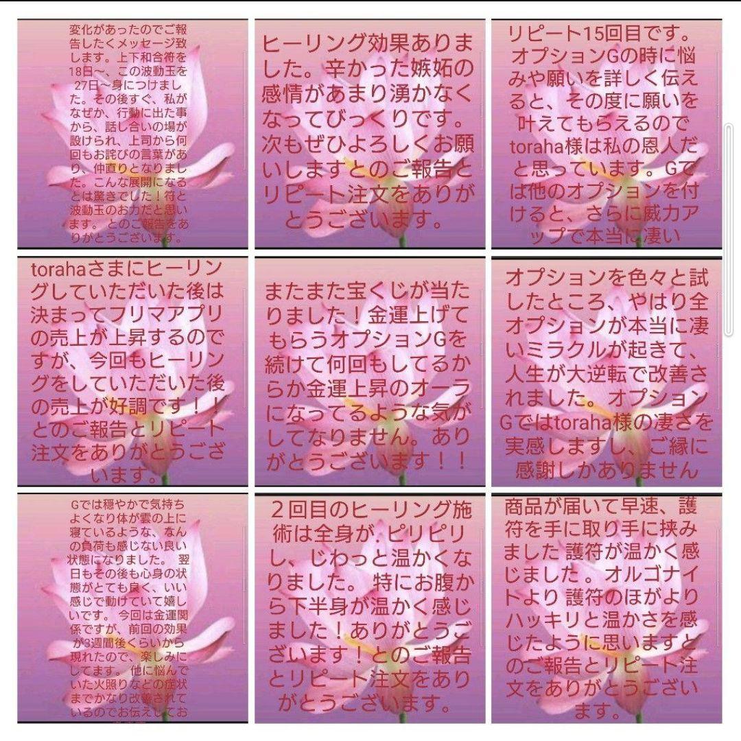 リピーター様（メル78428様）のオプション追加の出品です（護符　オルゴナイト）