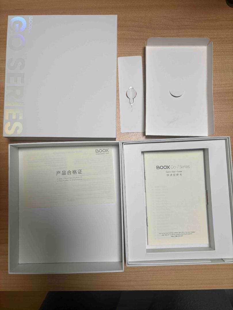 シ*ジ様 BOOX GO color 7白(gen1)本体　※sdカード256g