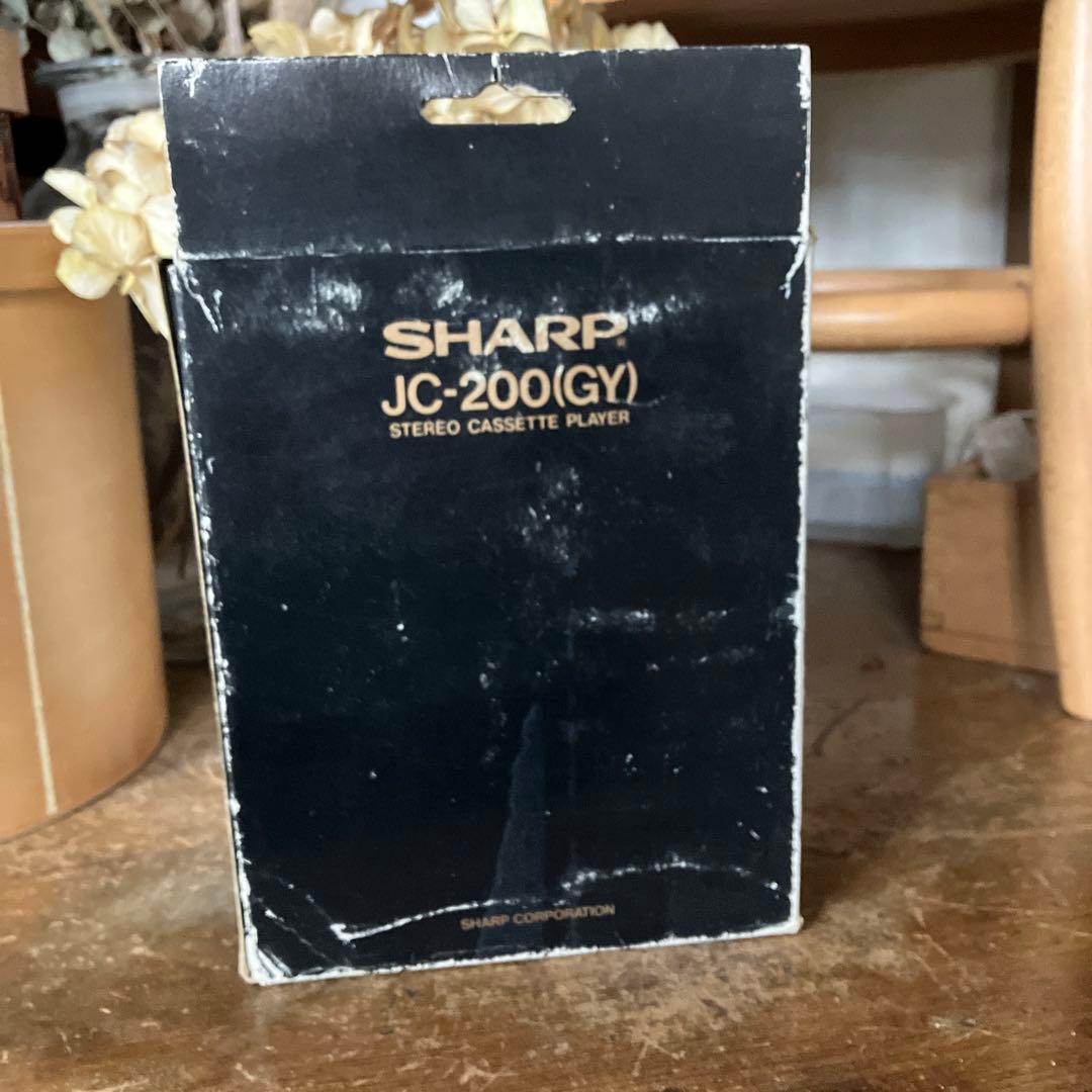 昭和レトロ SHARP 希少 カセットウォークマン 未使用 動作確認済