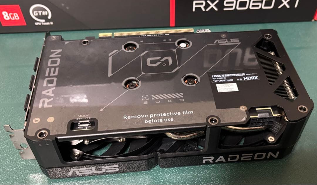 グラフィックボード・グラボ・ビデオカード ASUS Radeon RX 9060 XT 8GB DUAL