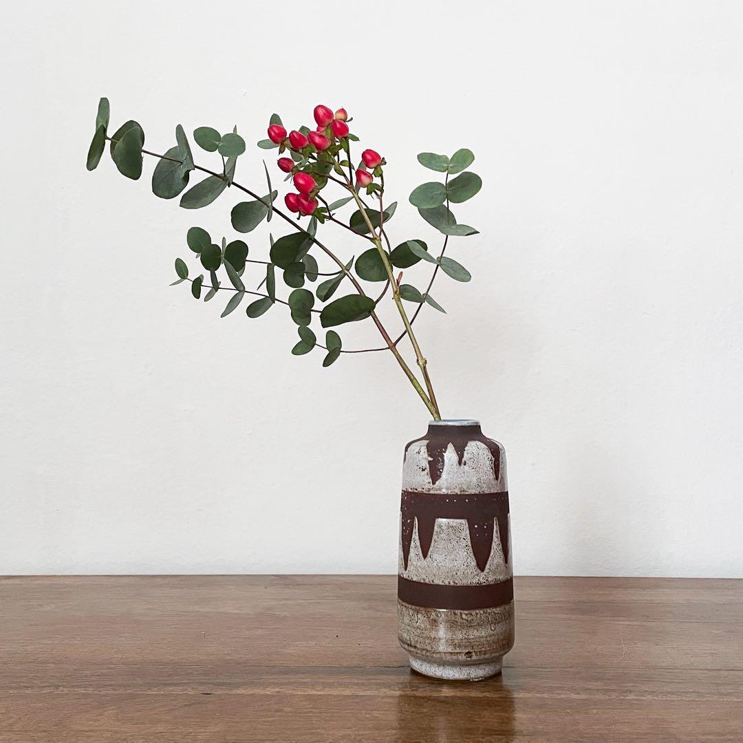 【東ドイツ Haldenslebenの花瓶】ミッドセンチュリー 312