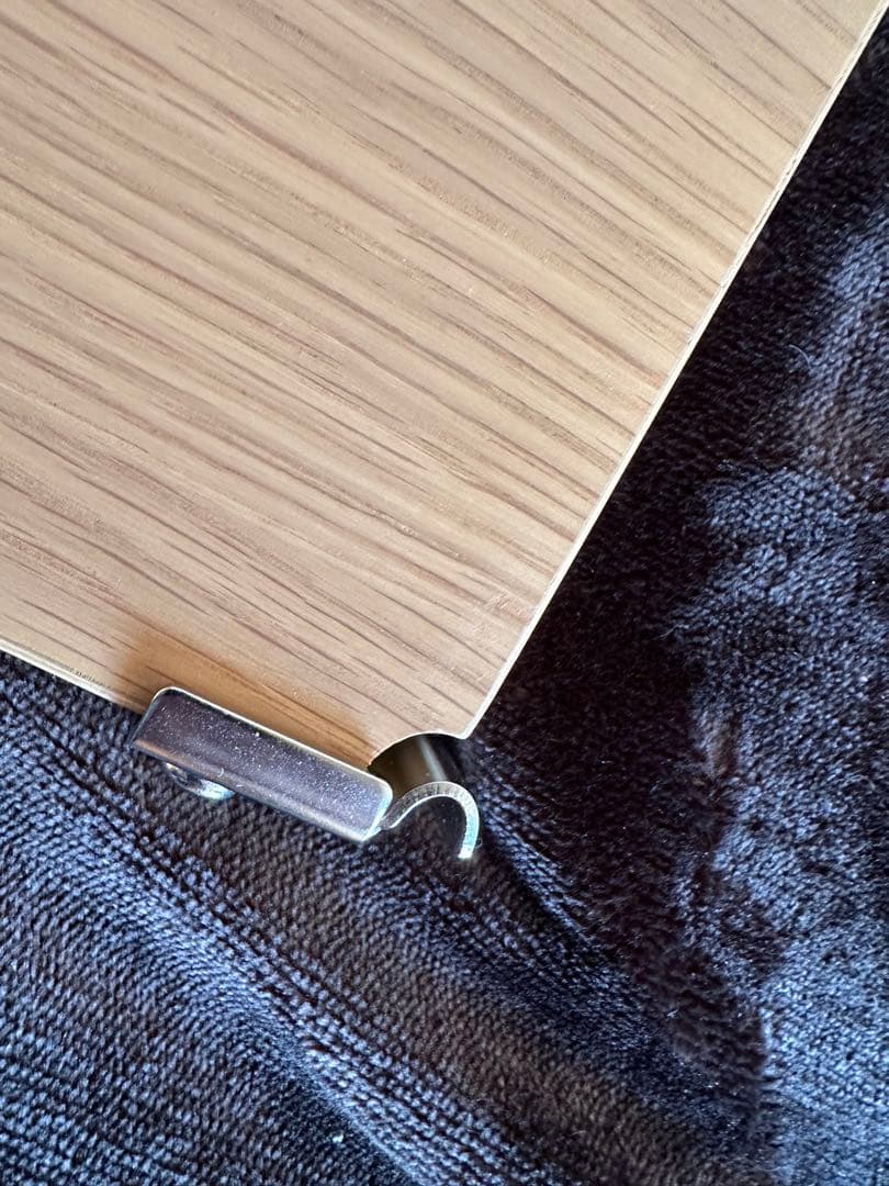 無印良品　ステンレスユニットシェルフ　追加棚　オーク材　3枚セット　84cm用