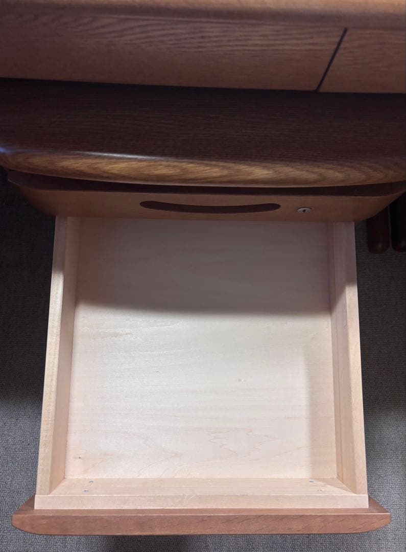 カリモク学習机 ４点セット ２-③ 袖棚