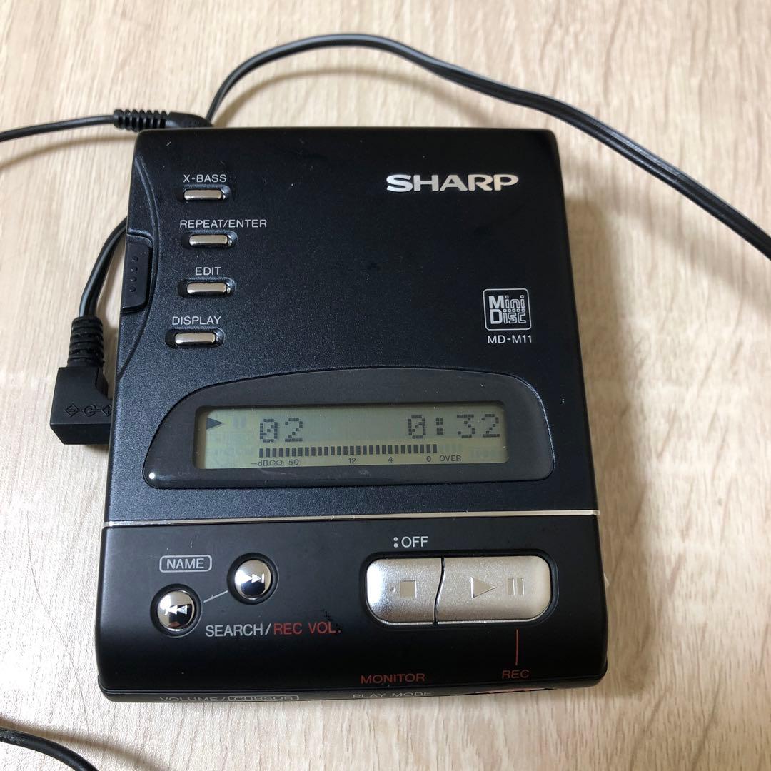 SHARP ポータブルMDプレーヤー MD-M11