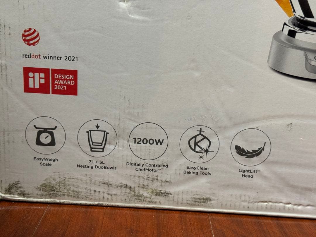 未使用ケンウッド スタンドミキサー Titanium Chef Baker XL