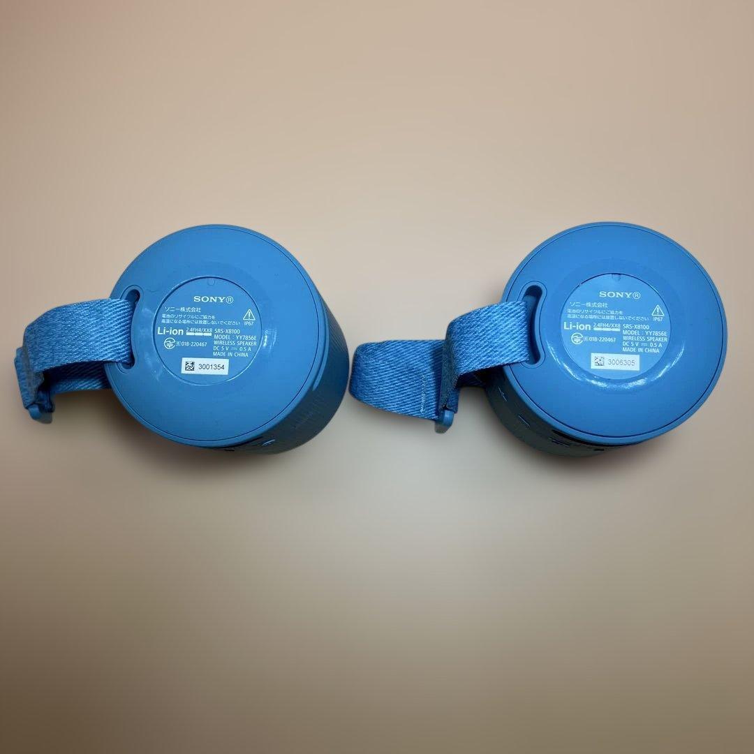 【2機セット】【美品】SONYワイヤレススピーカー SRS-XB100