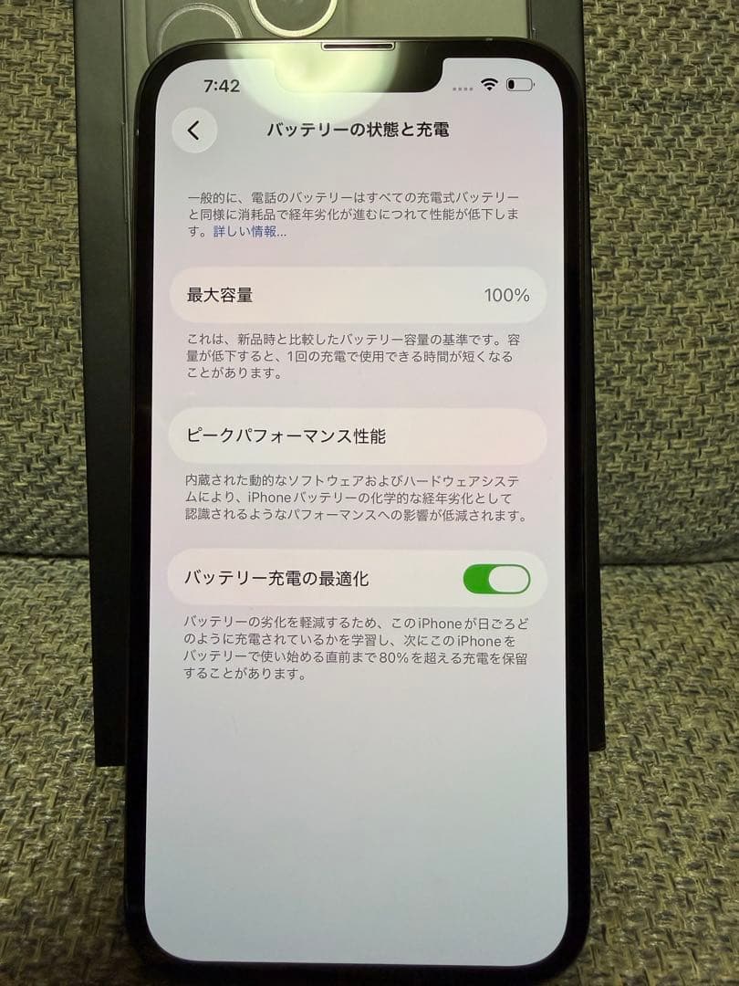 【極美品】Apple iPhone 13 Pro グラファイト 本体 箱付き