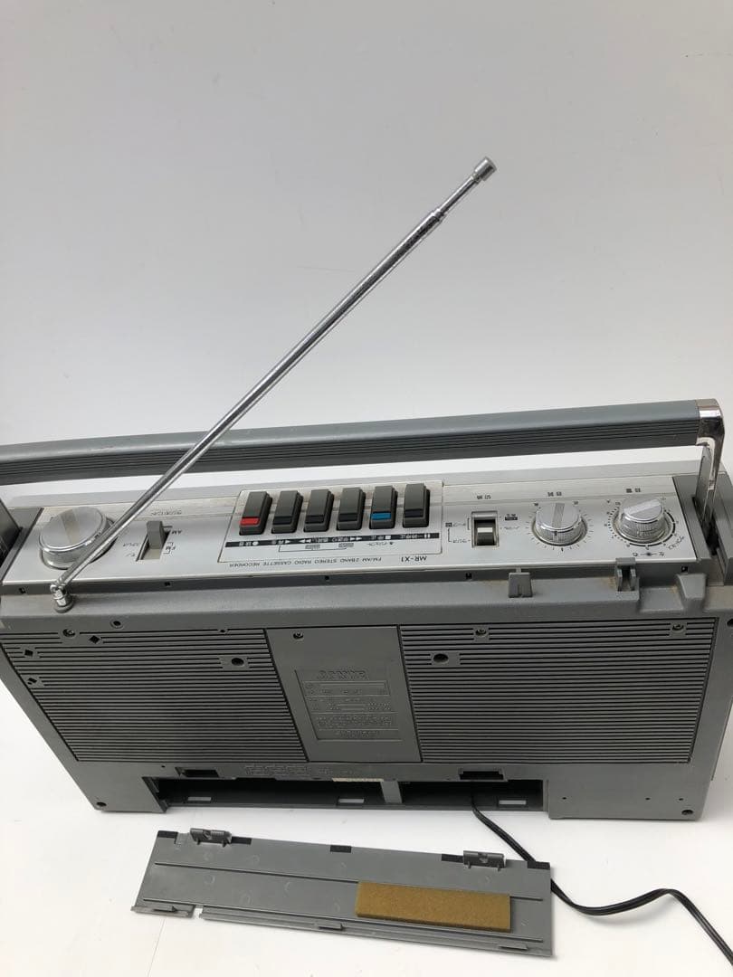 サンヨーMR-X1 ステレオ ラジオカセットレコーダー 動作訳あり(D162)