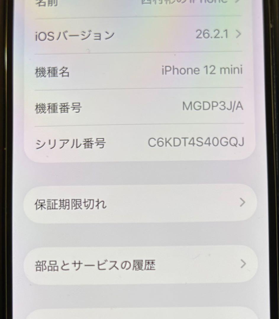 Apple iPhone 12mini 青