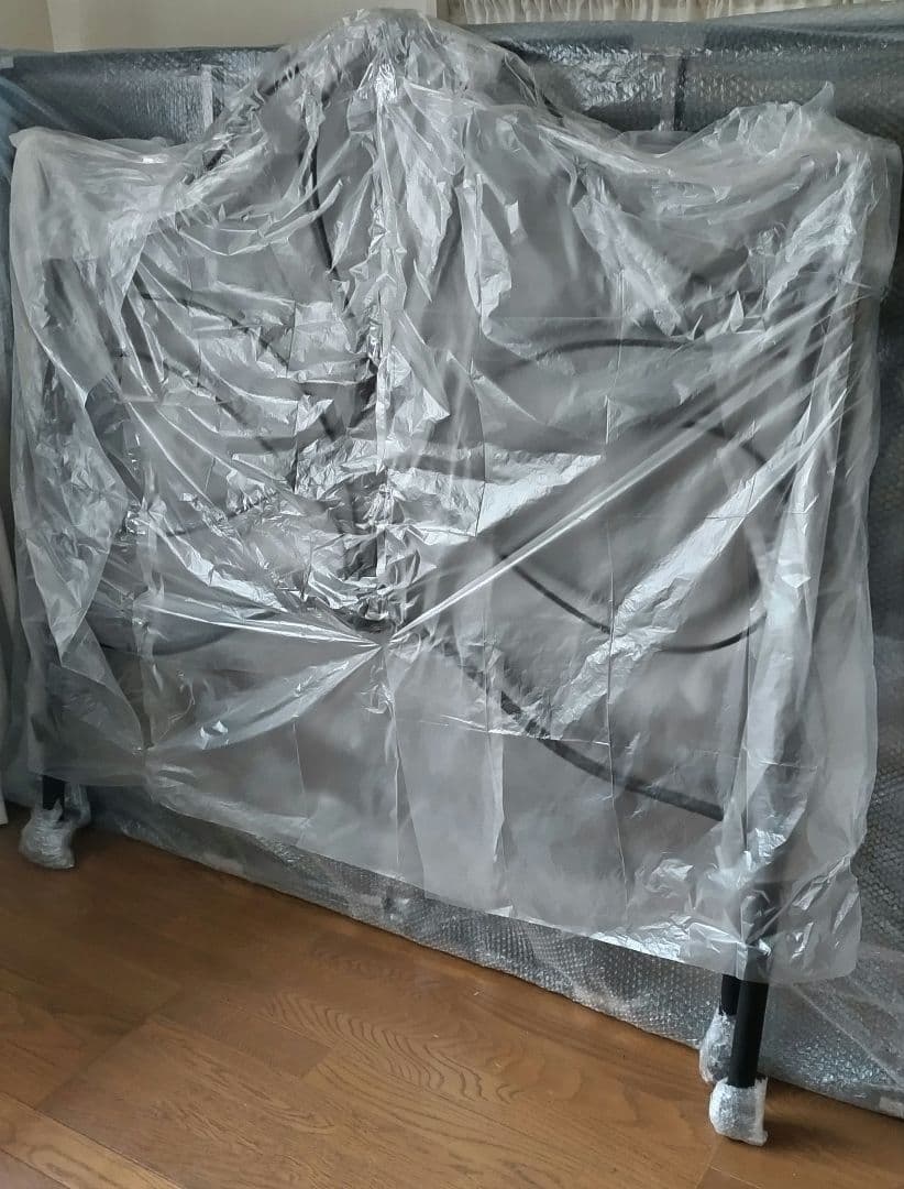 ヨーロッパ鋳物セミダブルベットヘッドフレームＡ　フランスアンティーク　イギリス