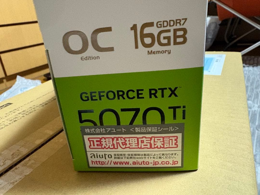 グラフィックボード・グラボ・ビデオカード ProArt GeForce RTX5070 Ti OC Edition