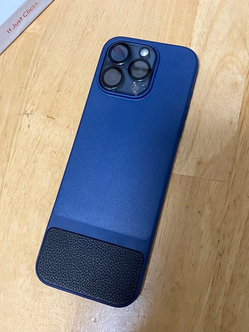 Clicks Keyboard iPhone 15 proケース/ネイビー