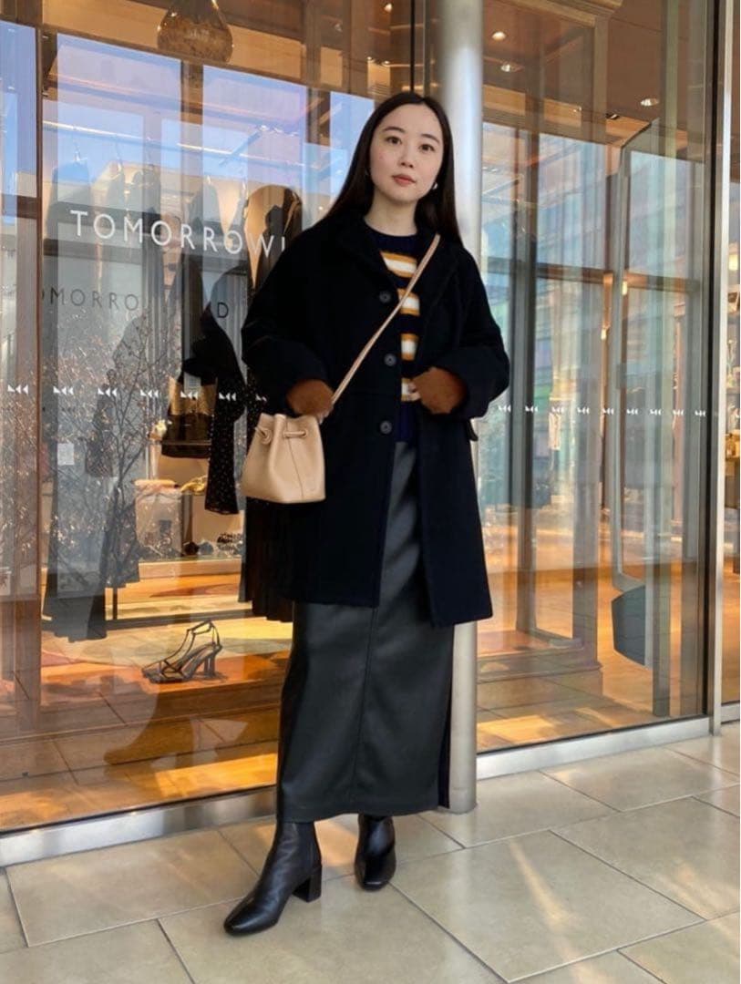 ❤︎クリーニング済❤︎MACPHEEマカフィー パイルメルトンオーバーサイズドコート