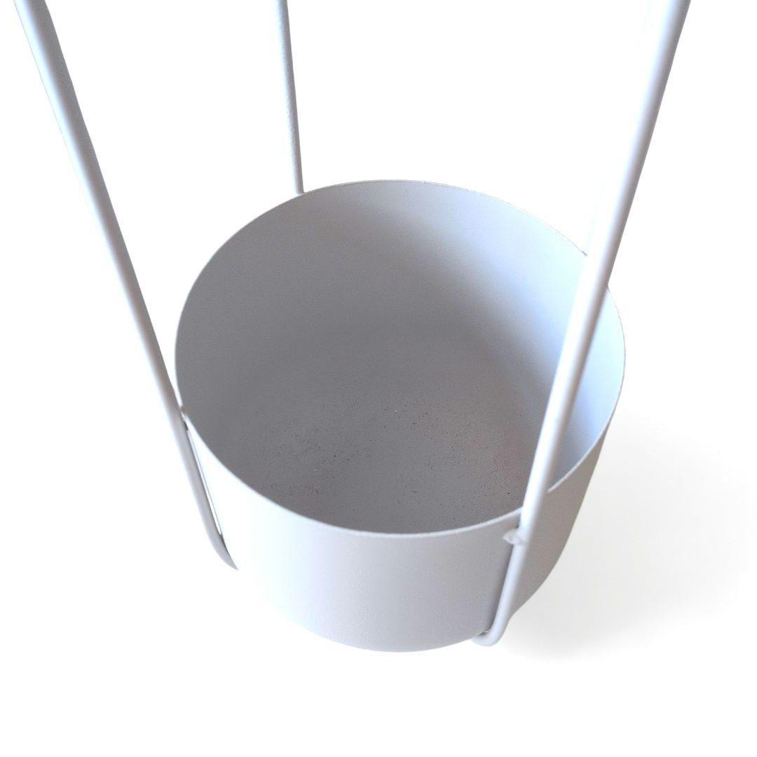 Hubsch(ヒュプシュ) ロータスハンギングポット　ホワイト