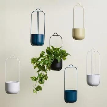 Hubsch(ヒュプシュ) ロータスハンギングポット　ホワイト