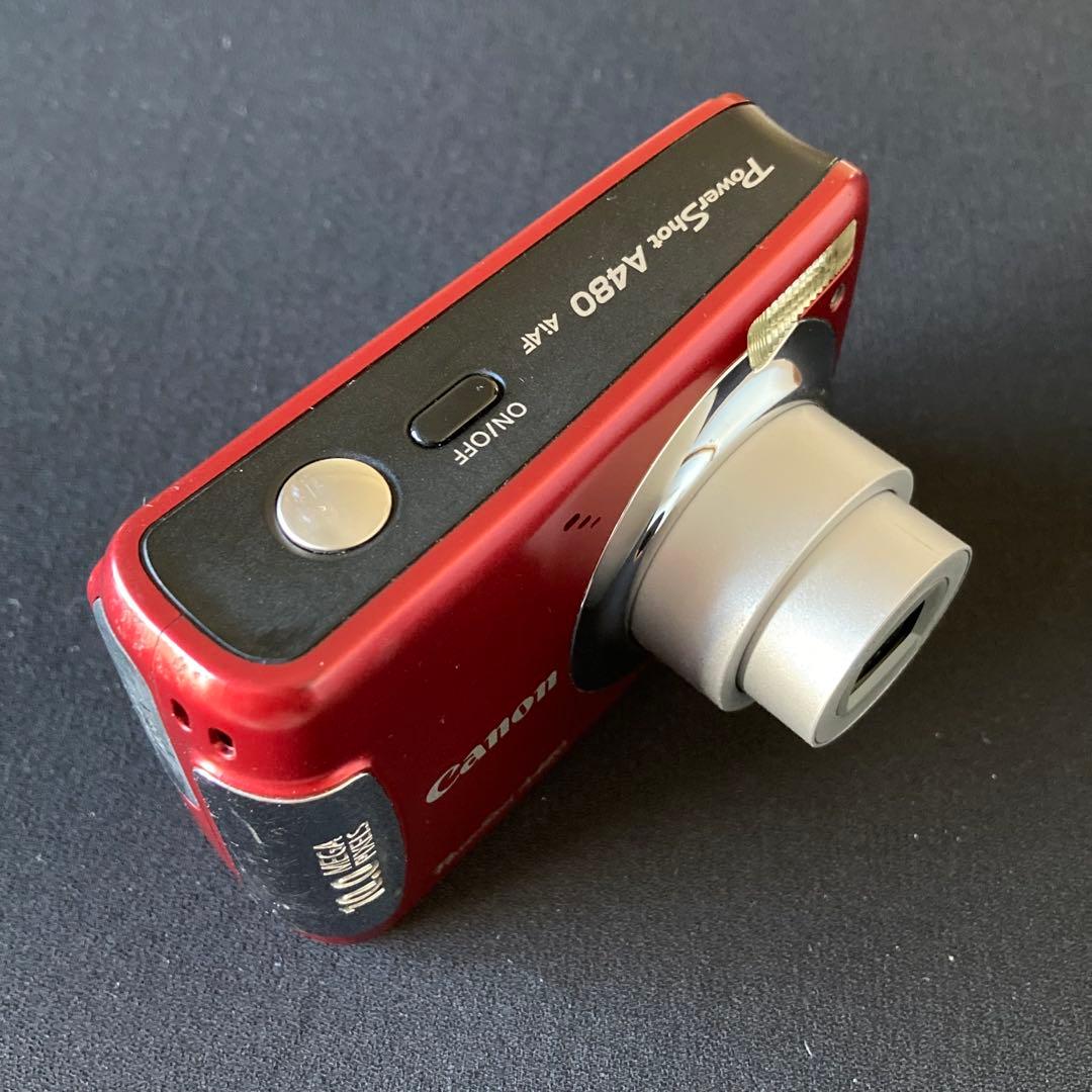 Canon PowerShot A480 レッド CCDセンサー コンデジ