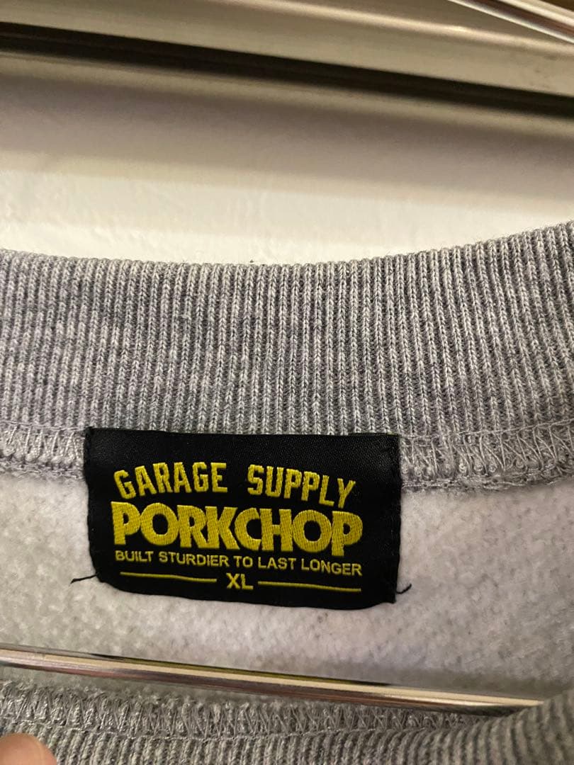 PORKCHOP XL グレー スウェット P.C.G.S.
