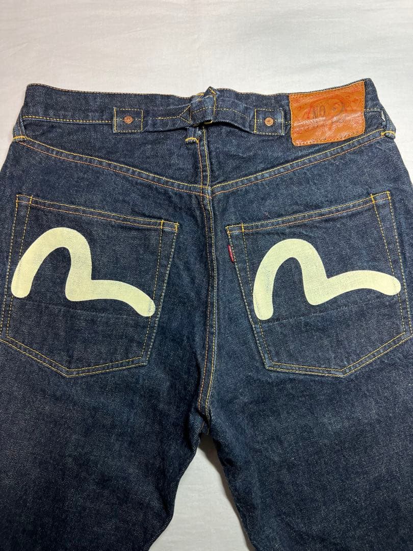 EVISU No.2 2004 34×35 白カモメ 虎耳 シンチバック 尾錠