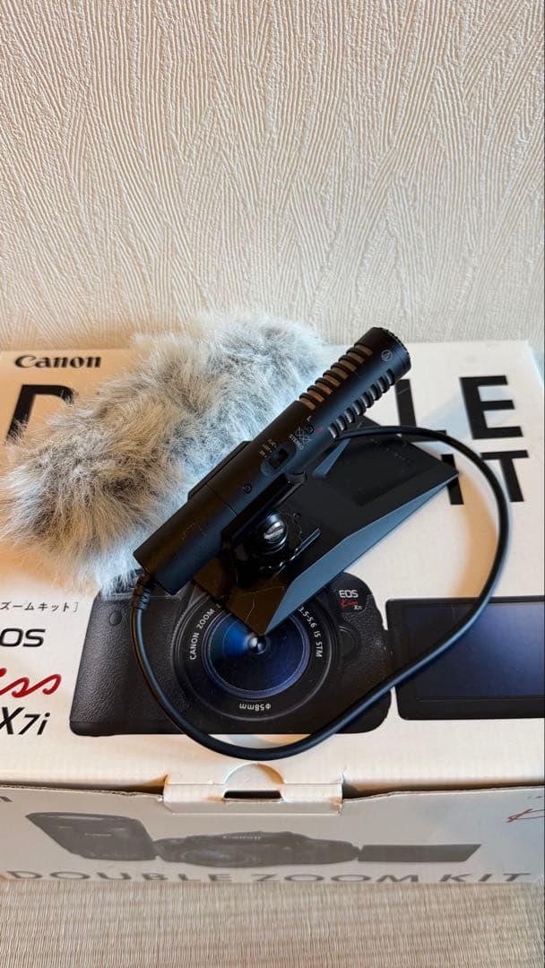Canon EOS Kiss X7i ダブルズームキット 外部ステレオマイク付き