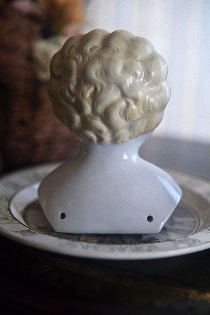 アンティーク チャイナヘッドドール ブロンド ビスクドール ブライス 蚤の市