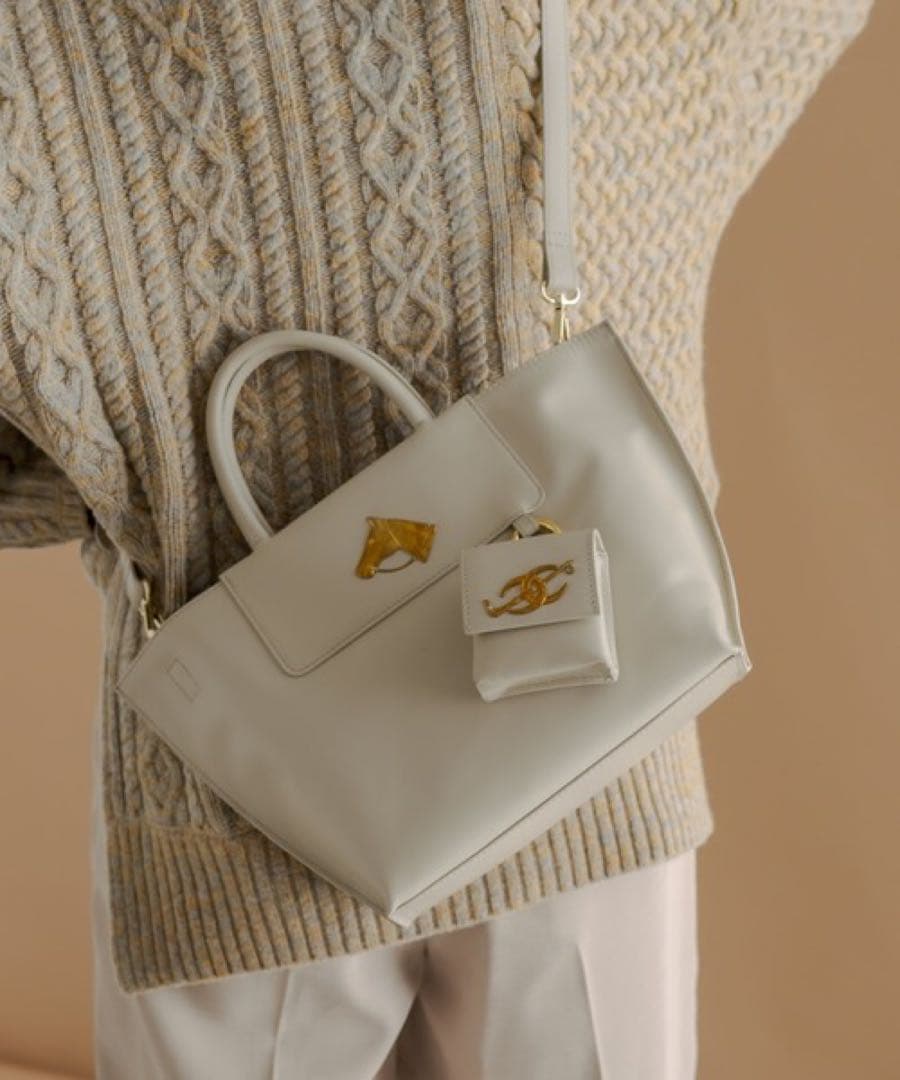 正規品ブルックリンear総レザー2wayバッグ2点で。L43cmとM35中古良好