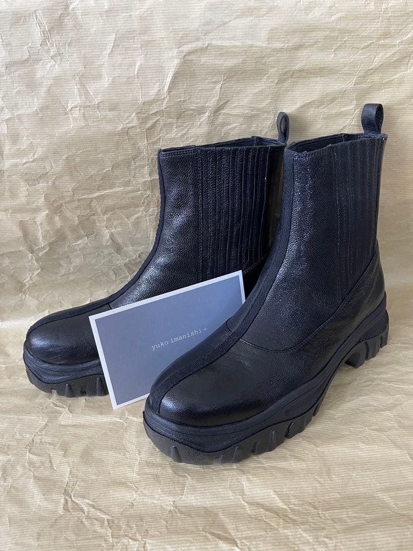 ユウコ イマニシ yuko imanishi + サイドゴアブーツ