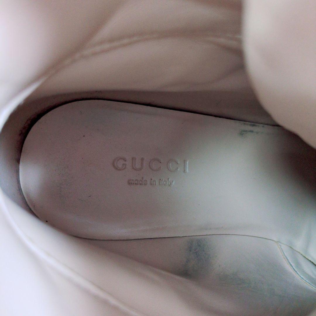 ら*び様 美品【GUCCI】グッチ ブーツGG柄 シェリーライン ブーティ 23