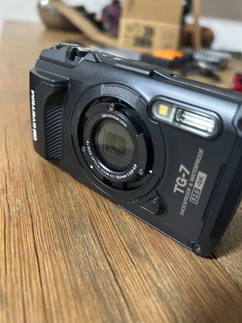 オリンパスToughTG-7黒美品コンデジカメラ 付属品完備 おまけ有