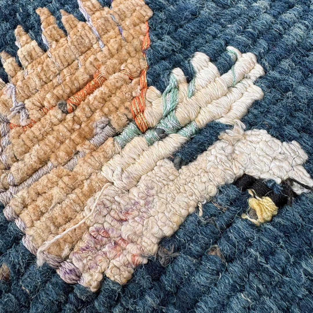 山鹿清華 タペストリー 手織錦 壁掛け 希少