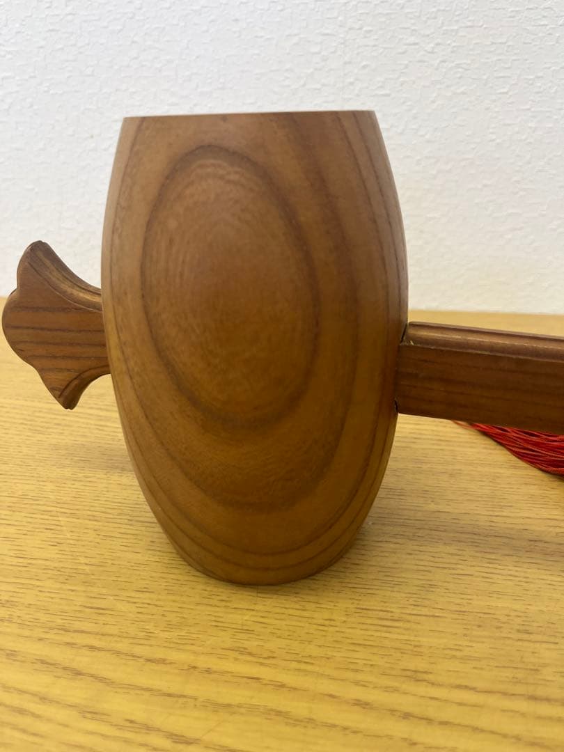 昭和レトロ　屋久杉　打出の小槌　縁起物　インテリア　置物　アンティーク