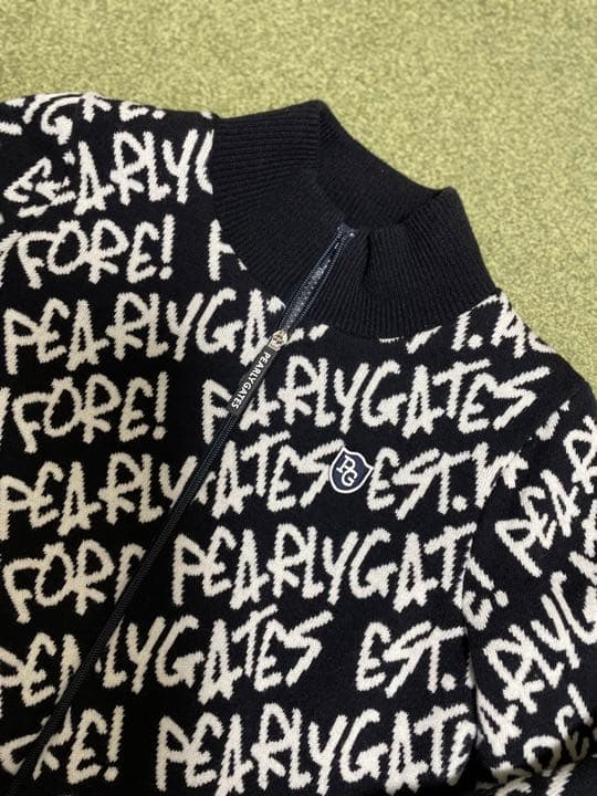 超美品❤️パーリーゲイツ蓄熱ニットブルゾン