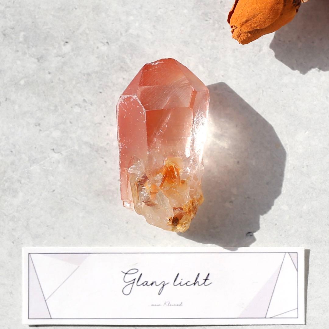 ディープピンクレムリアンシード 天然石 水晶 鉱物 一点物 クォーツ クリスタル