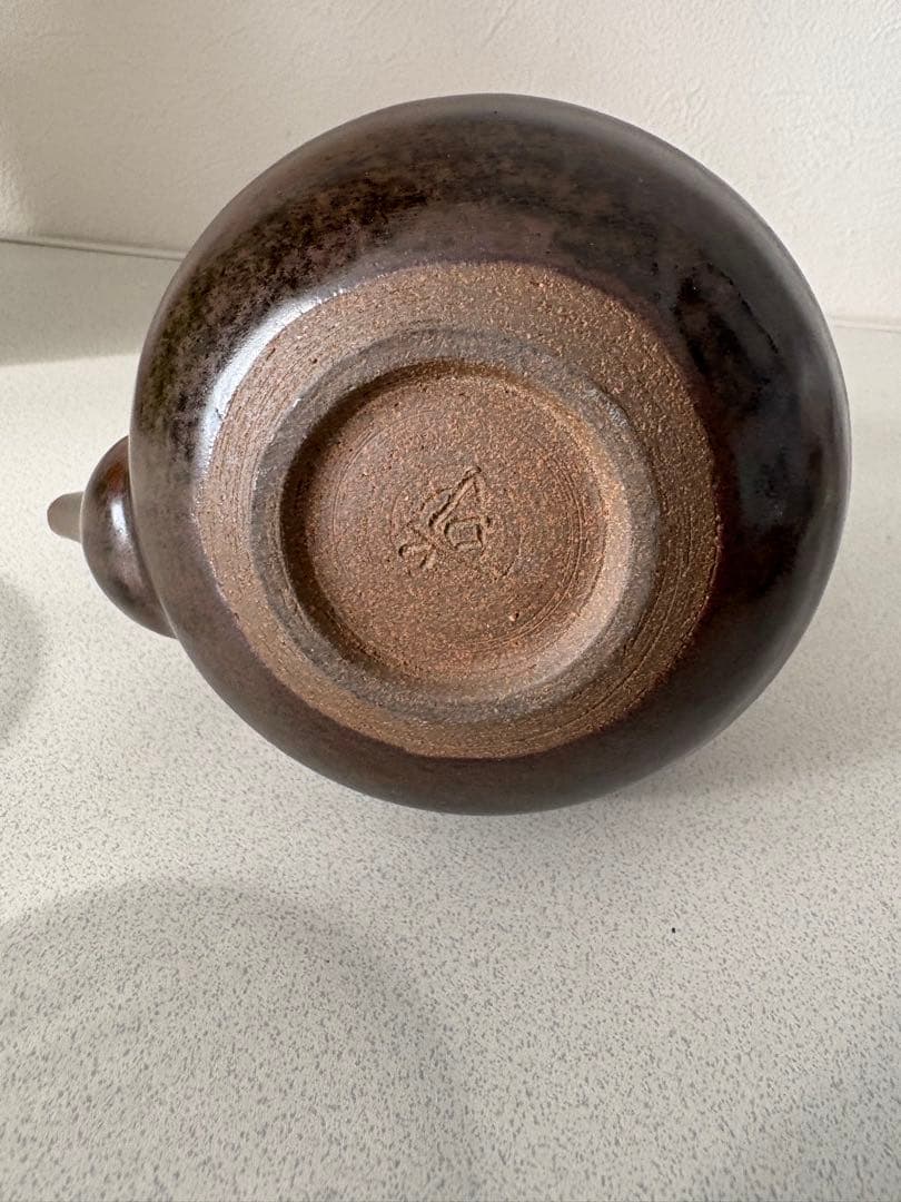 ボウフラ ぼうふら 土瓶 急須 湯沸 水注 上持手 在銘 茶道具 煎茶道具