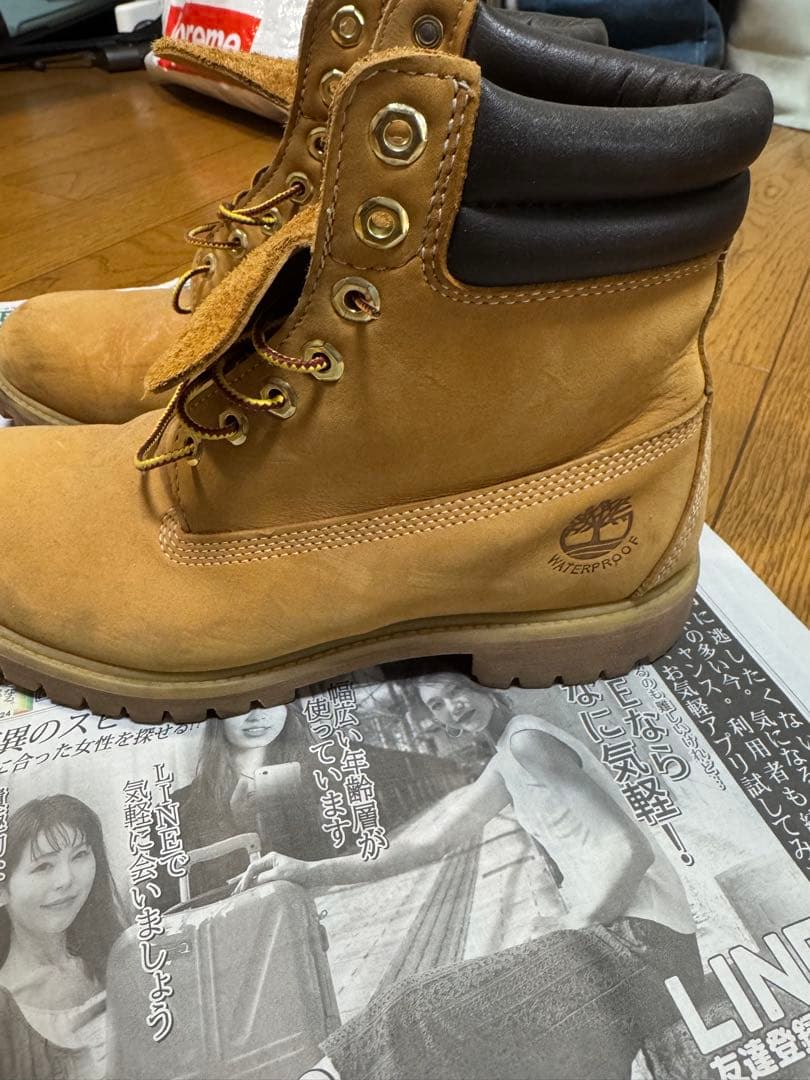 Timberland 防水スエードワークブーツ