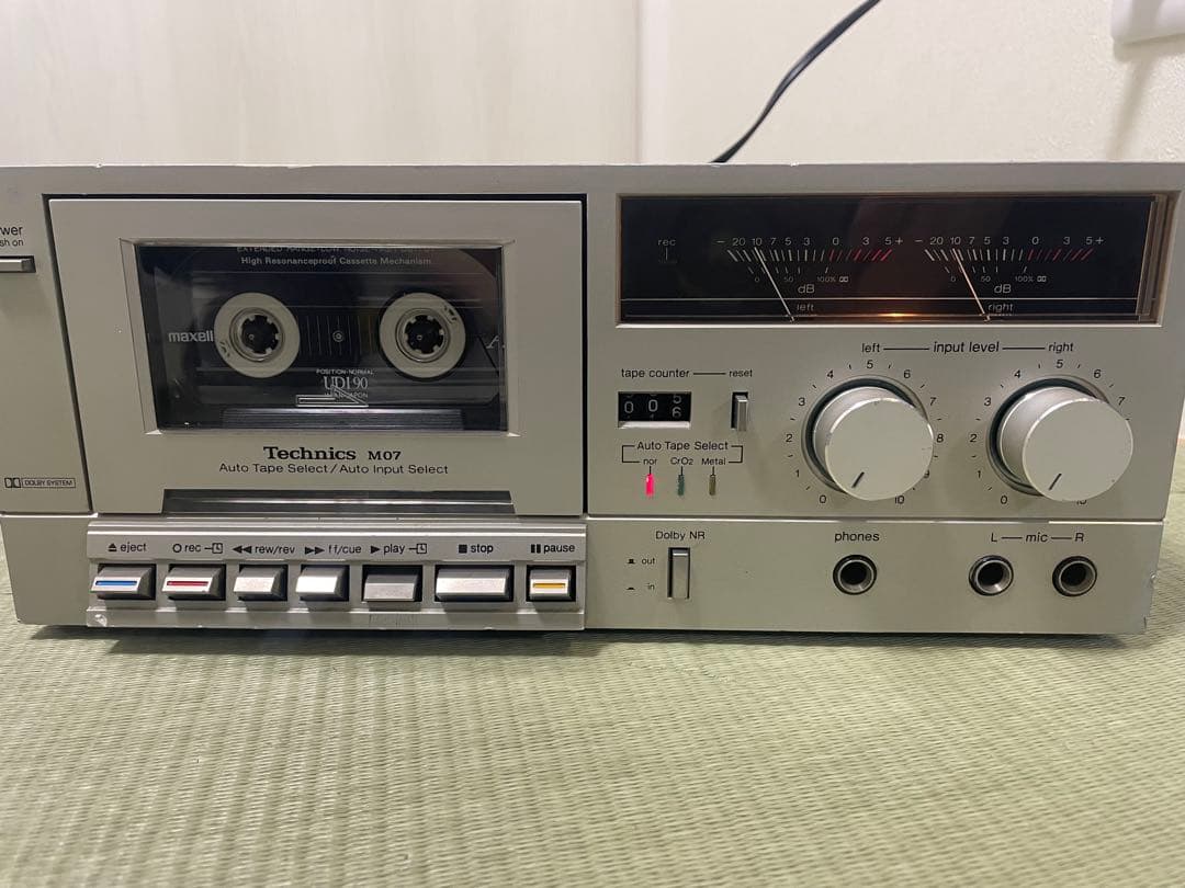 【希少】　Technics RS-M07 カセットデッキ シルバー　即日発送！