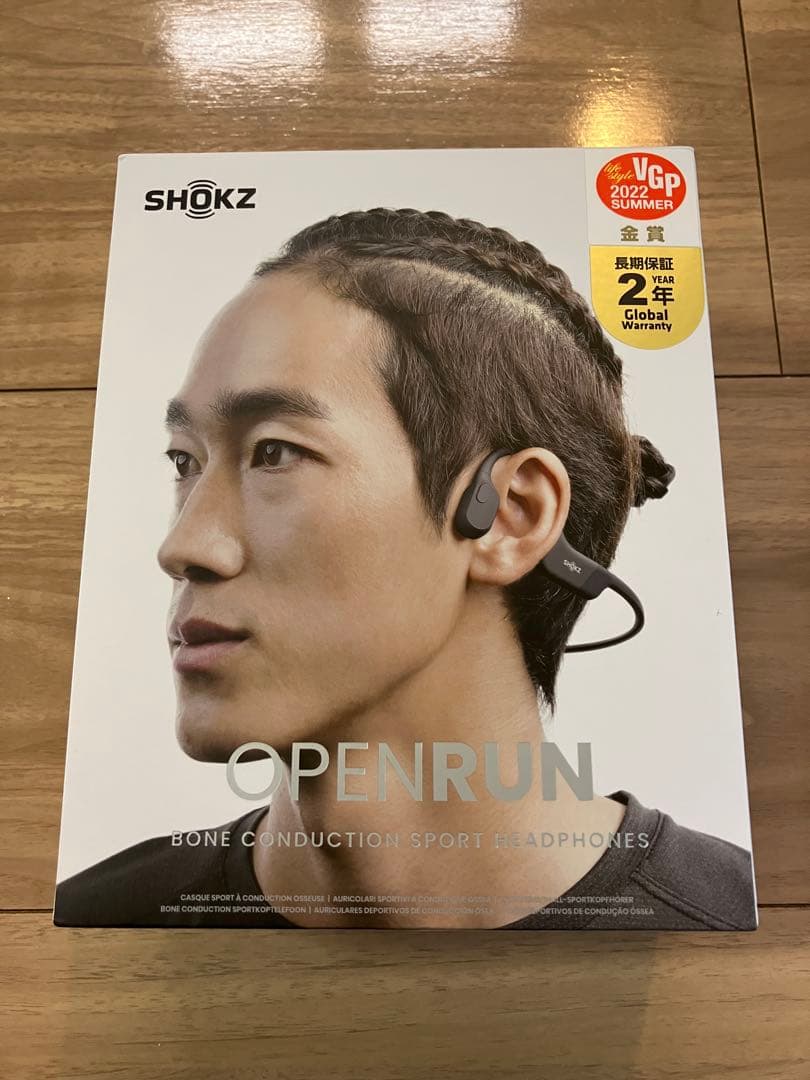 【ほぼ新品】SHOKZ OPENRUN 骨伝導イヤホン