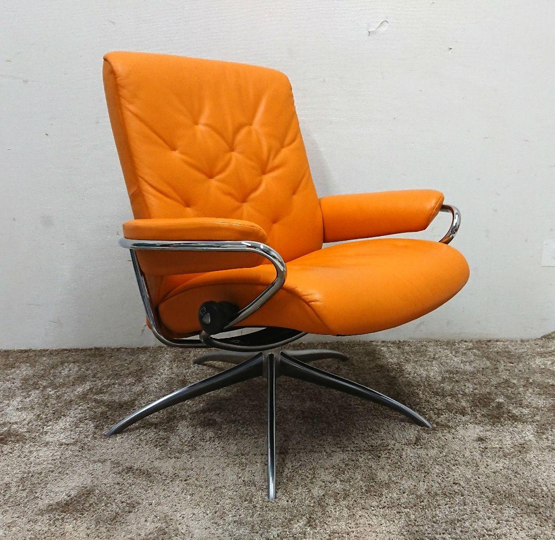 美品 EKONES Metro low メトロ リクライニング 回転 ソファ